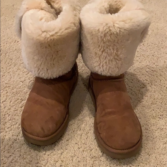 UGG boots tall with Bailey buttons size 10 - Picture 7 of 9